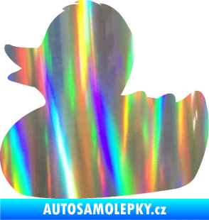 Samolepka Kachnička 001 levá Holografická