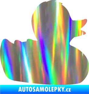 Samolepka Kachnička 001 pravá Holografická