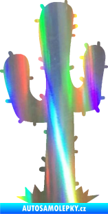 Samolepka Kaktus 001 levá Holografická