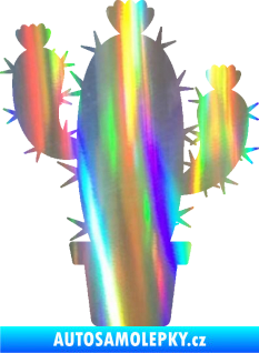 Samolepka Kaktus 003 levá Holografická