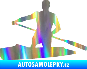 Samolepka Kanoista 002 levá Holografická
