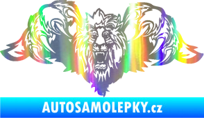 Samolepka Kapota 041 lev Holografická