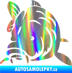 Samolepka Kapr 002 levá Holografická