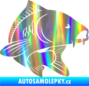 Samolepka Kapr 008 pravá Holografická