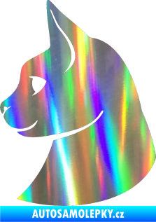 Samolepka Kočka 006 levá Holografická