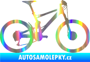 Samolepka Kolo 001 pravá - (horské kolo) Holografická