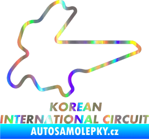 Samolepka Okruh Korean International Circuit Holografická