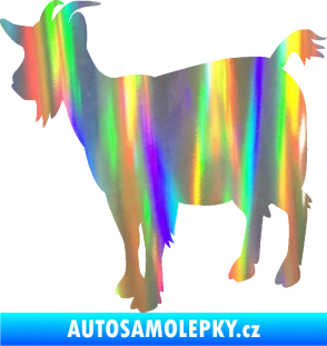 Samolepka Koza 001 levá Holografická