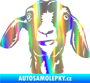 Samolepka Koza 003 levá Holografická