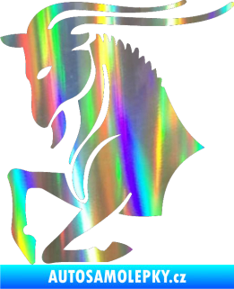 Samolepka Kozoroh 006 levá Holografická
