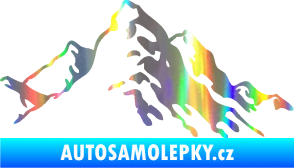 Samolepka Krajina hory 006 pravá Holografická