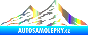Samolepka Krajina hory 009 levá Holografická