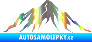 Samolepka Krajina hory 010 levá Holografická