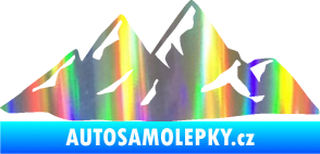 Samolepka Krajina hory 014 pravá Holografická