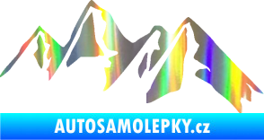 Samolepka Krajina hory 015 pravá Holografická