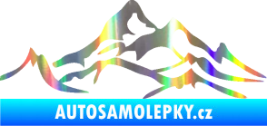 Samolepka Krajina hory 017 levá Holografická