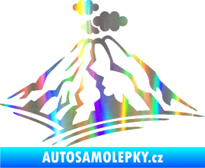 Samolepka Krajina hory 018 pravá Holografická