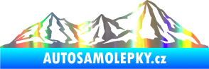 Samolepka Krajina hory 019 pravá Holografická