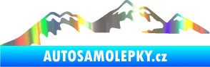 Samolepka Krajina hory 020 levá Holografická