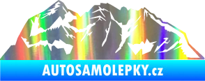 Samolepka Krajina hory 024 pravá Holografická