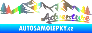 Samolepka Krajina hory 028 pravá Holografická