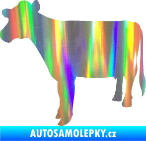 Samolepka Kráva 001 levá Holografická
