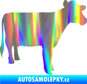 Samolepka Kráva 001 pravá Holografická