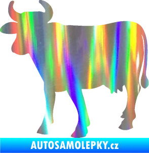 Samolepka Kráva 002 levá Holografická