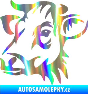 Samolepka Kráva 004 levá Holografická