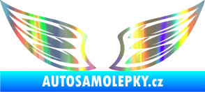 Samolepka Křídla 001  Holografická