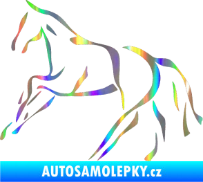 Samolepka Kůň 024 levá Holografická