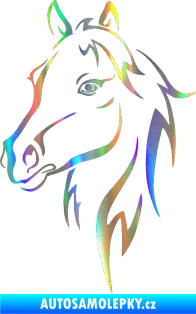 Samolepka Kůň 030 levá Holografická