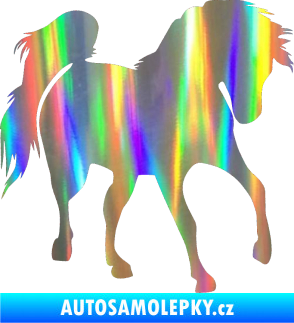 Samolepka Kůň 032 pravá Holografická