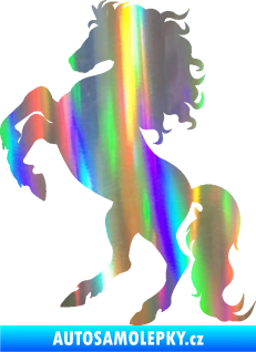 Samolepka Kůň 038 levá Holografická