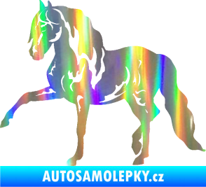 Samolepka Kůň 039 levá Holografická