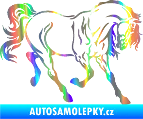 Samolepka Kůň 048 pravá Holografická