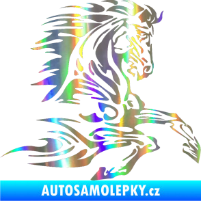 Samolepka Kůň 074 pravá Holografická