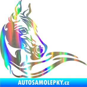 Samolepka Kůň 085 pravá Holografická