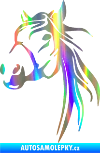 Samolepka Kůň 096 levá Holografická