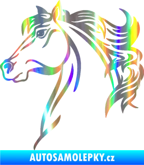 Samolepka Kůň 100 levá Holografická