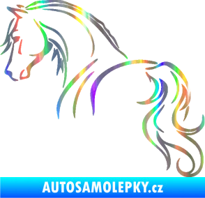 Samolepka Kůň 104 levá Holografická