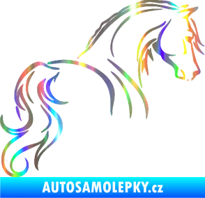 Samolepka Kůň 104 pravá Holografická