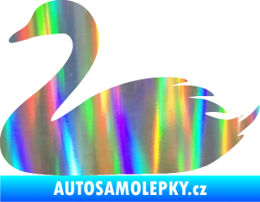 Samolepka Labuť 001 levá Holografická