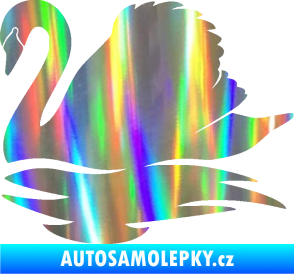 Samolepka Labuť 003 levá Holografická