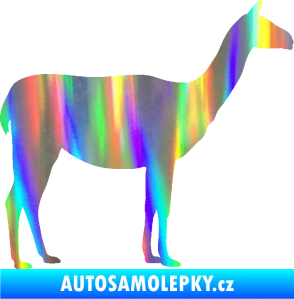 Samolepka Lama 001 pravá Holografická