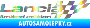 Samolepka Lancia limited edition pravá Holografická