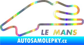 Samolepka Okruh Le Mans Holografická