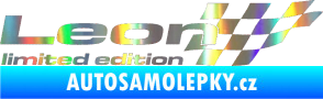 Samolepka Leon limited edition pravá Holografická