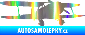 Samolepka Letadlo 006 pravá Holografická