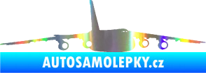 Samolepka Letadlo 015 pravá Holografická
